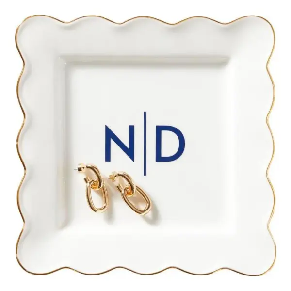 Scalloped Ceramic Catchall