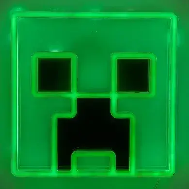 Paladone Creeper Wall-Mountable LED Neon Light