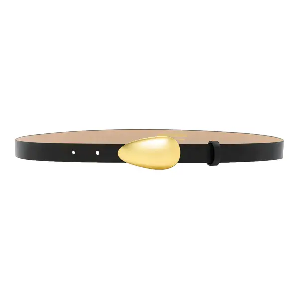 Medium Bean Leather Belt