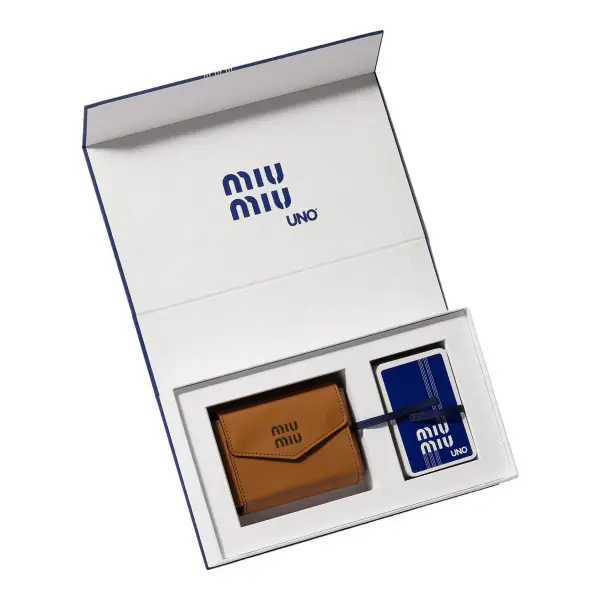 UNO x Miu Miu Card Set with Leather Case
