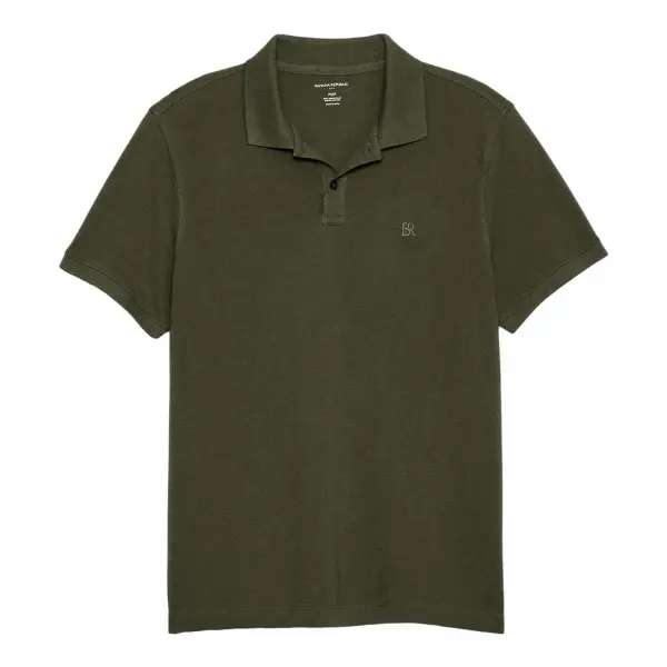 Cotton Pique Polo Shirt