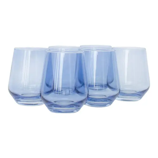 Wine Stemless Glasses - Set of 6