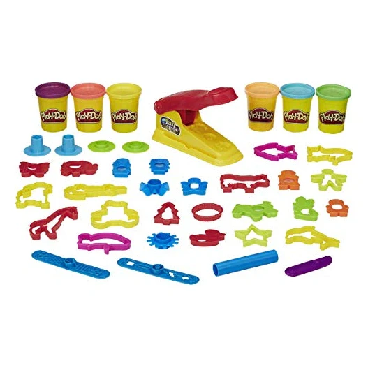 Play-Doh Fun Factory Deluxe Set, 31 Tools & 6 Cans, Back to School Gifts & Prizes, Kids Arts & Crafts, Preschool Toys, Ages 3+ (Amazon Exclusive)