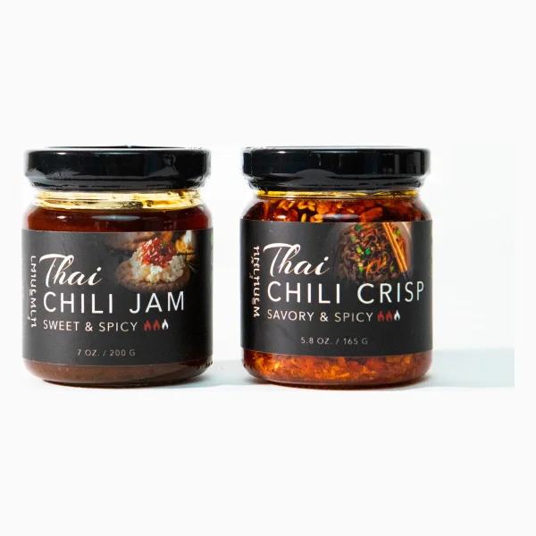 Thai Chili Jam and Chili Crisp Set