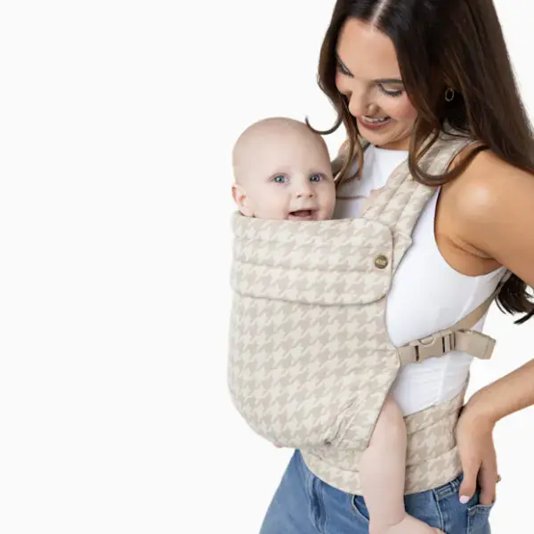 MABĒ The Monarch Baby Buckle Carrier - Houndstooth