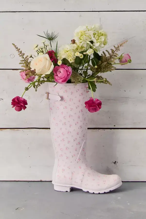 Womens Hunter x LoveShackFancy Original Tall Rain Boot - Blooming Heirloom