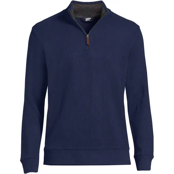 Bedford Rib Quarter Zip Sweater