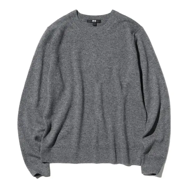 Cashmere Crew Neck Long Sleeve Sweater
