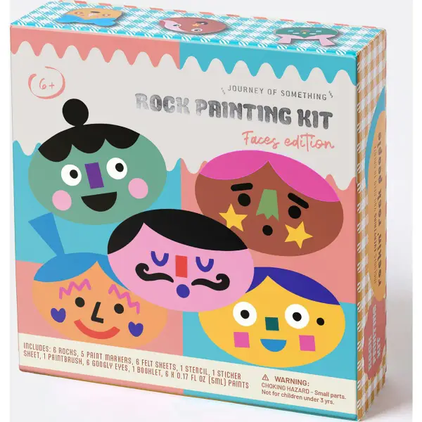 Rock Painting Kit - Faces Edition