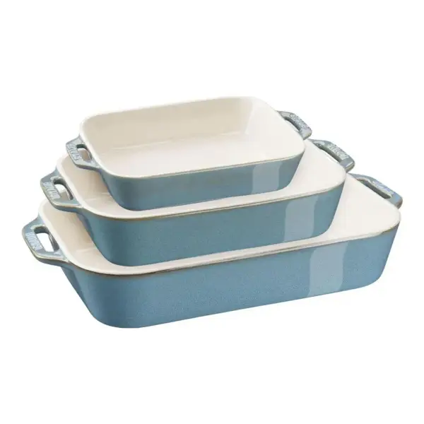 3-Piece Ceramic Mixed Baking Dishes