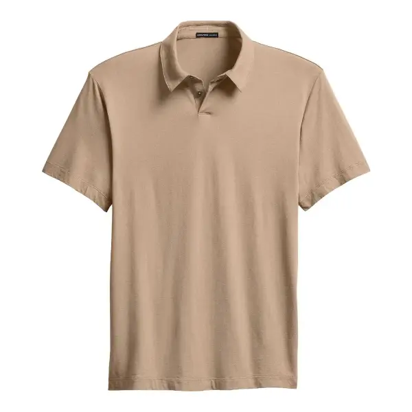 Brushed Lotus Polo Top