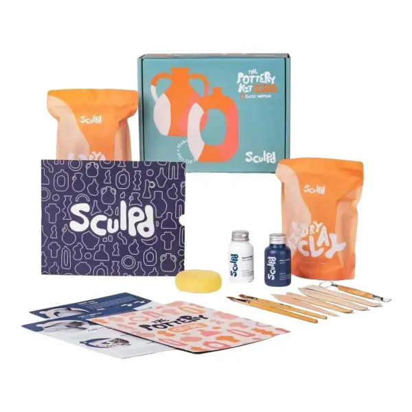 Air-Dry Clay Pottery Kit