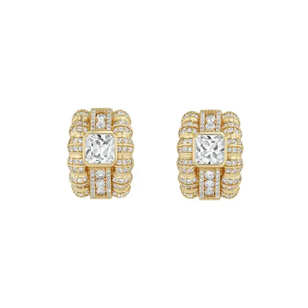 Crawford Earrings In Lab White Sapphire