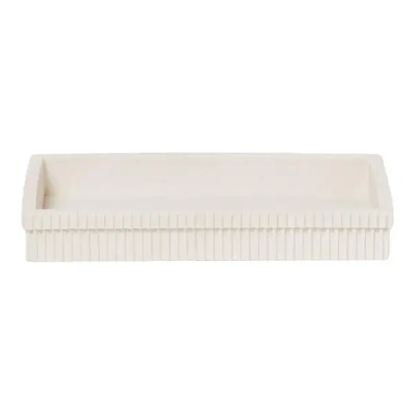 Ribbed Bath Tray