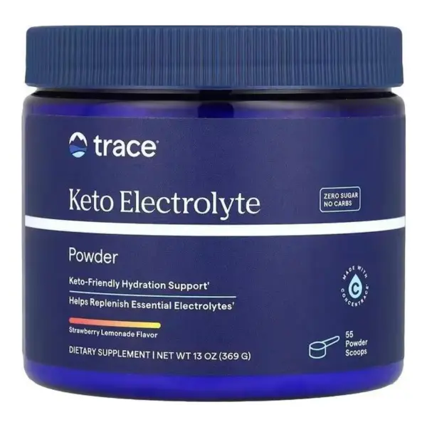 Keto Electrolyte Powder, Strawberry Lemonade, 369 g