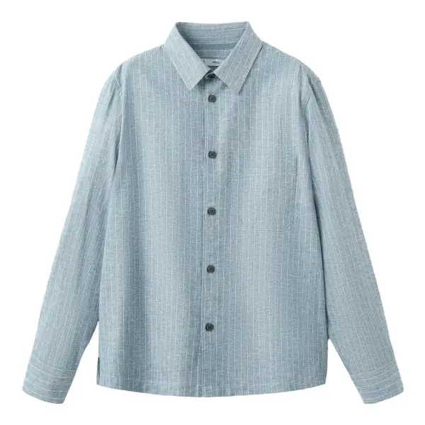 Linen-and-Cotton-Blend Shirt