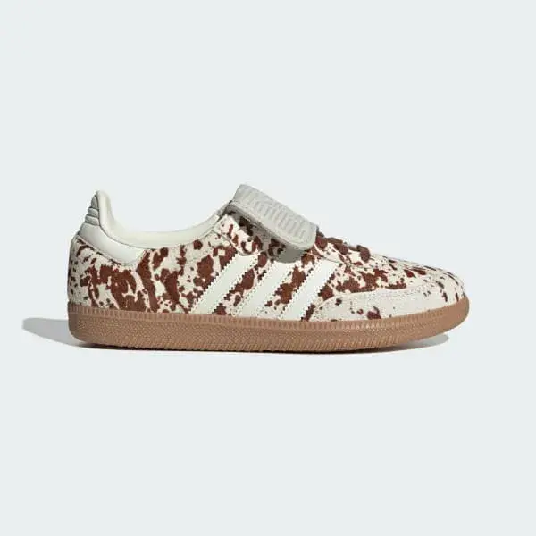 Cow Print Samba Long Tongue Shoes