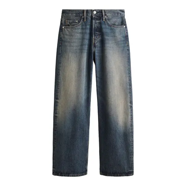 Loose Denim Straight Legged Jeans