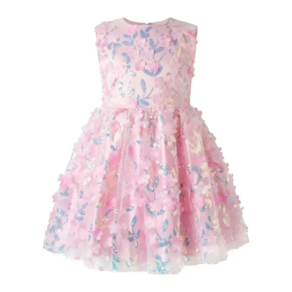 3D Sequin Party Dress