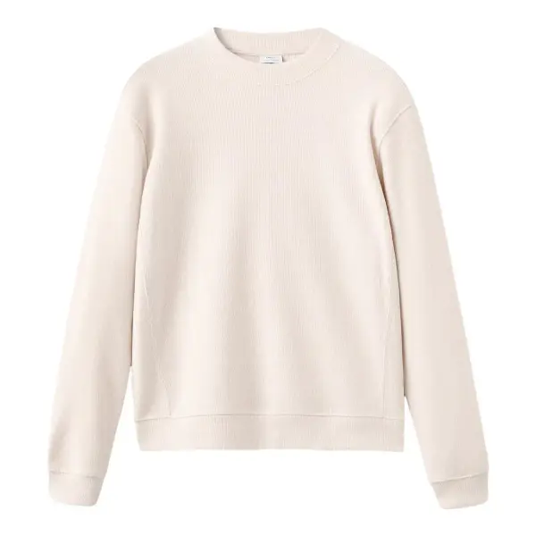 Regular-Fit Knitted Sweatshirt