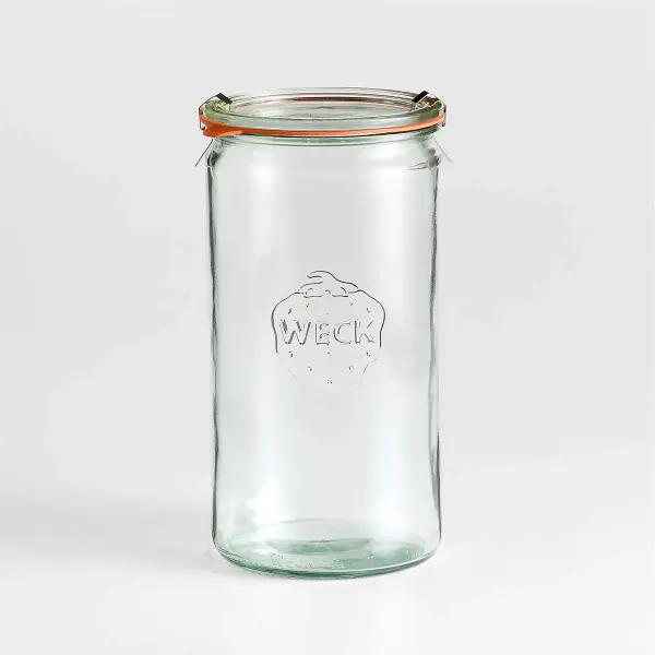 Glass Cylindrical Jar