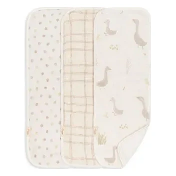 Charlie Burp Cloth Set, 3 Pack