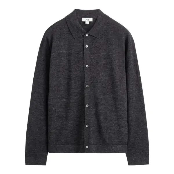 Knitted Merino Wool Shirt