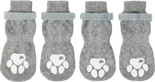 Non-Skid Cable Knit Dog Socks