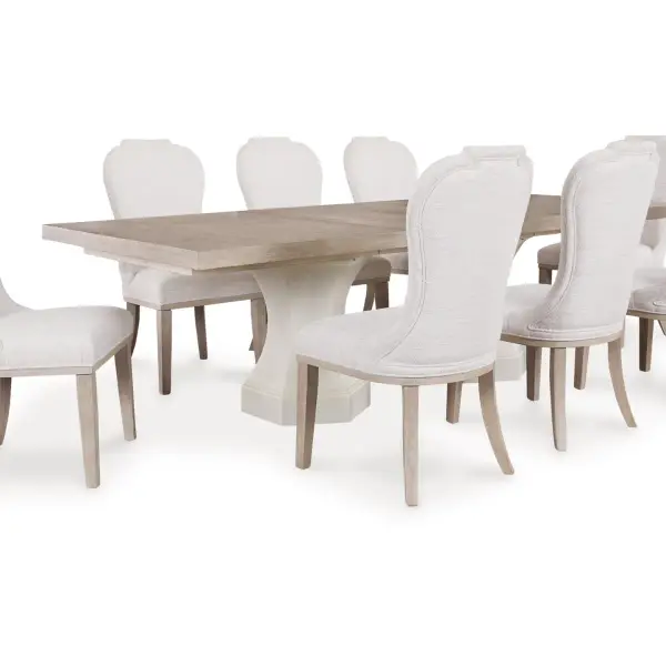 Jorlaina Dining Table And 8 Chairs