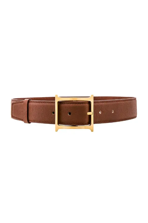 Helsa Logo Contrast Belt in Brown | REVOLVE
