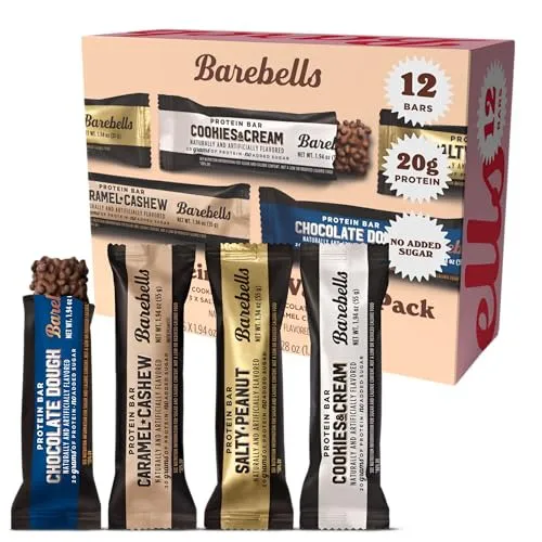 Barebells Protein Bars Variety Pack - 12 Count, 1.9oz Bars