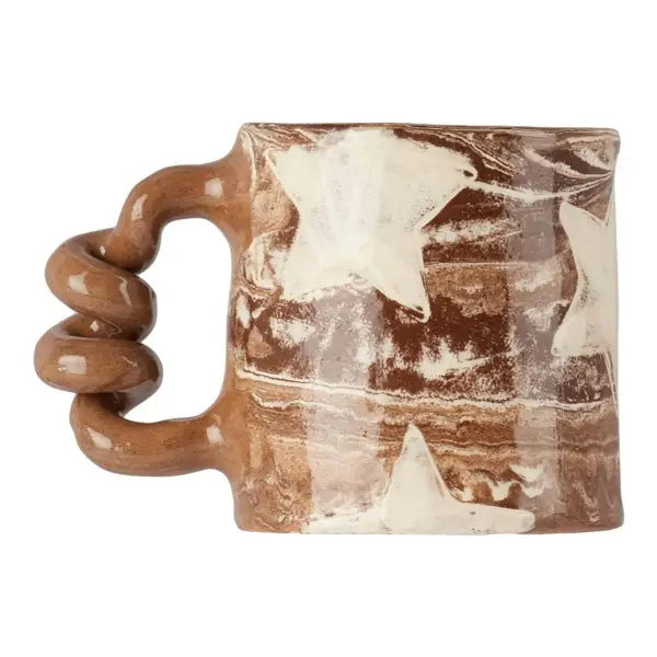 Melted Marble Wiggle Mug