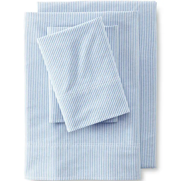 Cotton Oxford Stripe Bed Sheet Set
