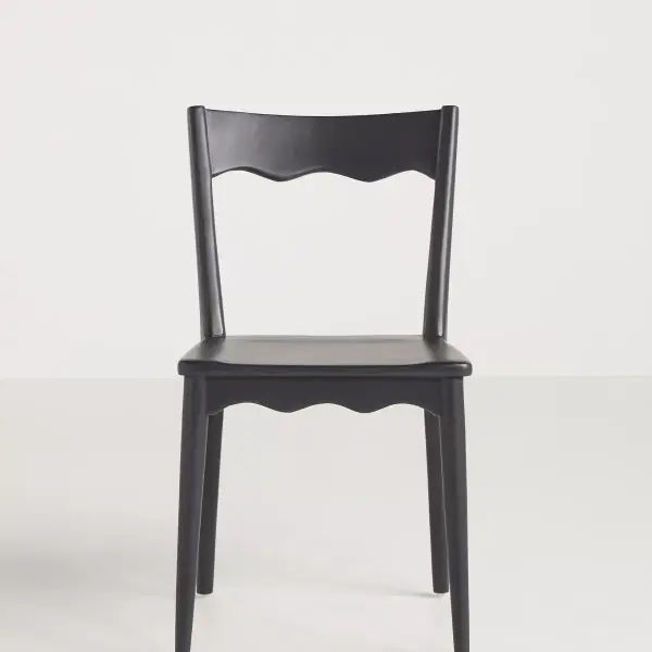 Stella Scalloped Wooden Dining Chair