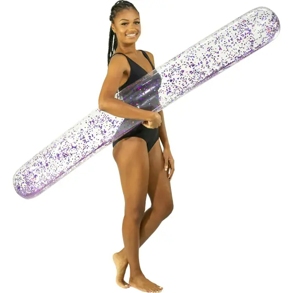 Glitter 72" Super Noodle with Orchid Glitter