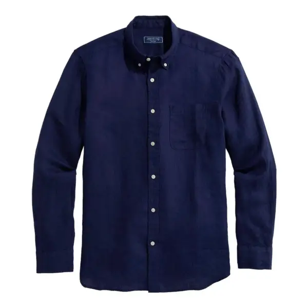 Surfside Solid Linen Shirt