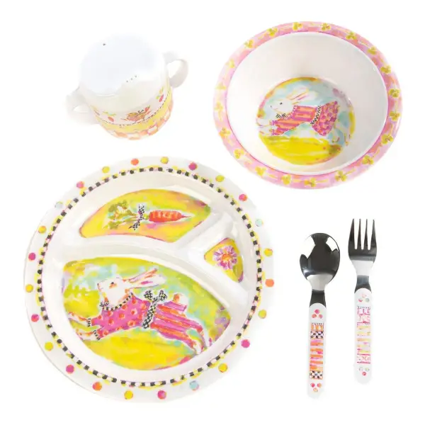 Bunny Toddler's Dinnerware Set