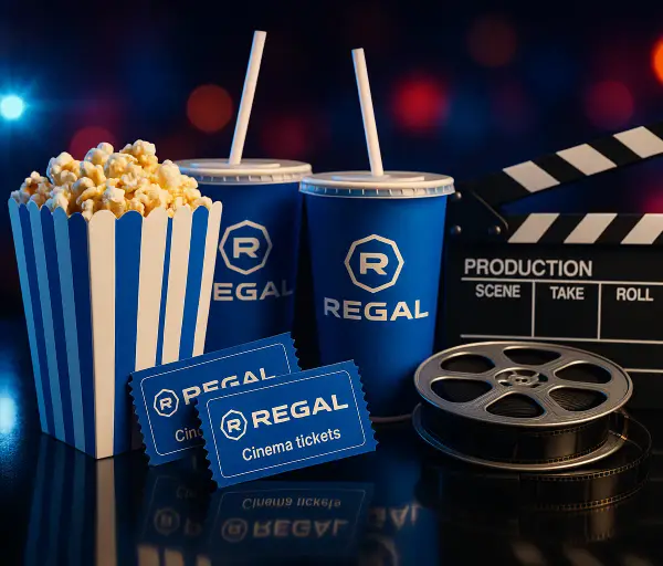 Regal Premiere Movie Tickets With Soft Drinks Popcorn For 2