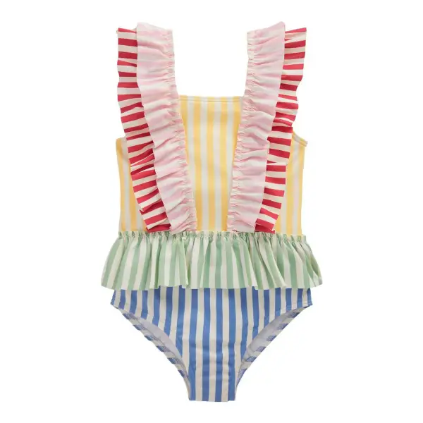 Frill Peplum Swimsuit