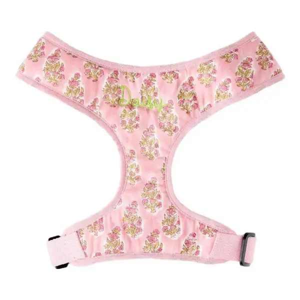 Block Print Dog Harness
