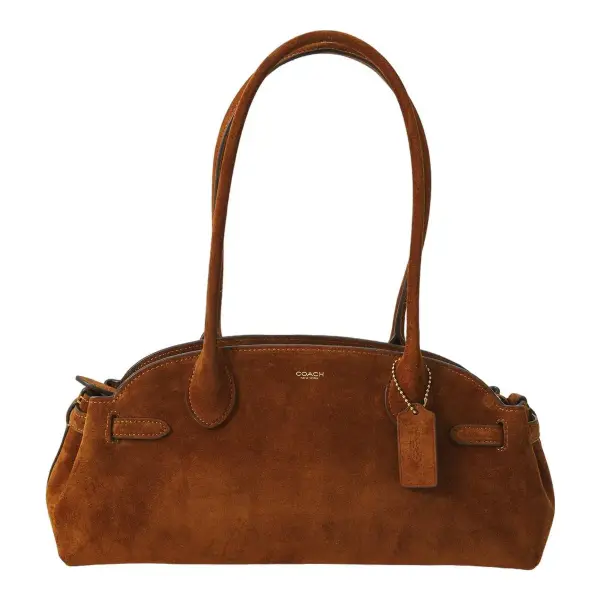 Empire 34 Suede Shoulder Bag