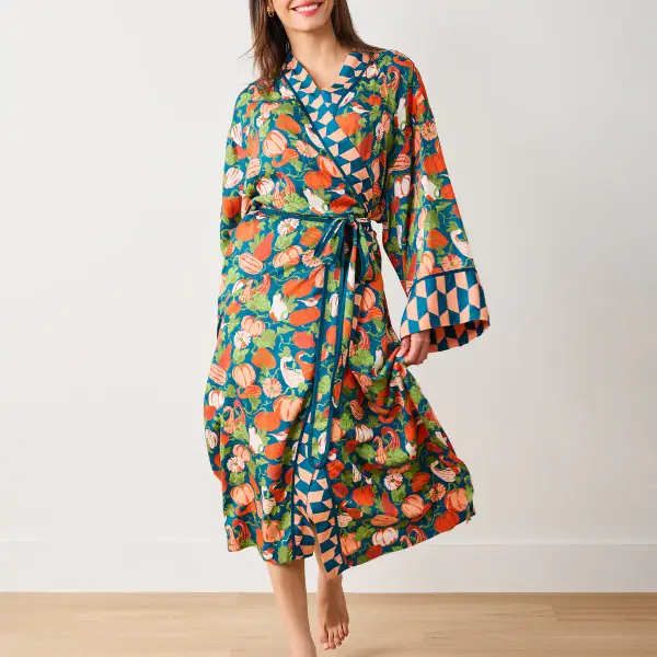 Eco Satin Robe