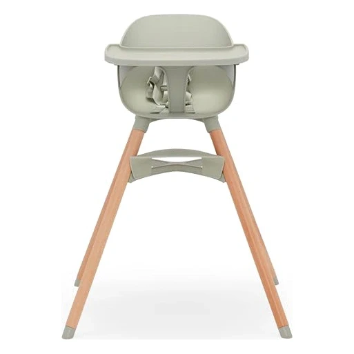Lalo The Chair Convertible 3-in-1 High Chair for Babies & Toddlers, Dishwasher Safe Tray, Adjustable Footrest, Sage