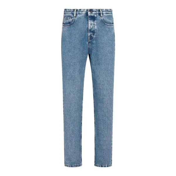 Straight Leg Tapered Jeans