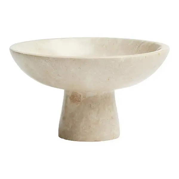 Marble Pedestal Bowl