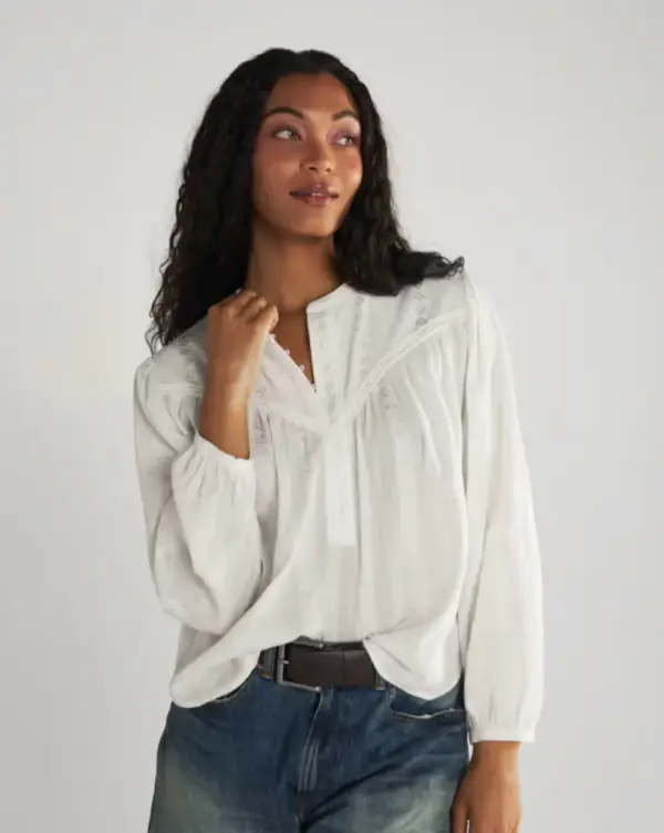 Women's LS Woven Blouse