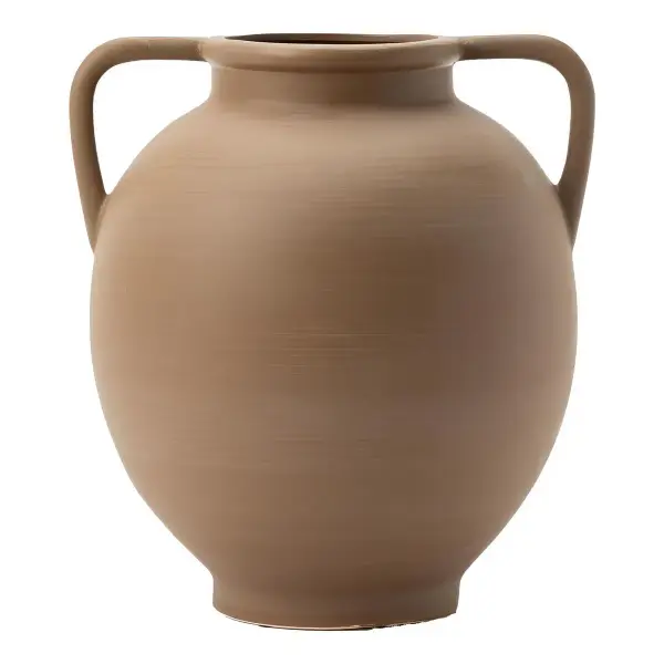 Rounded Dual Handled Vase