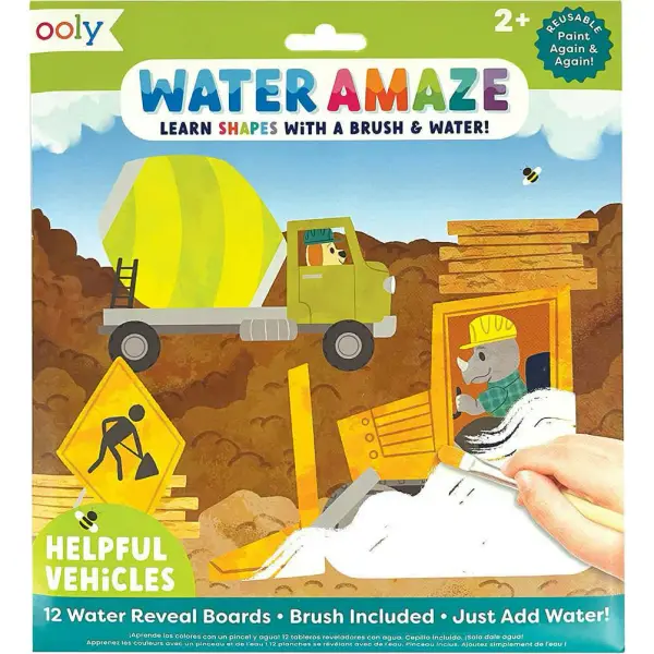 Water Amaze Water Reveal Boards - Helpful Vehicles