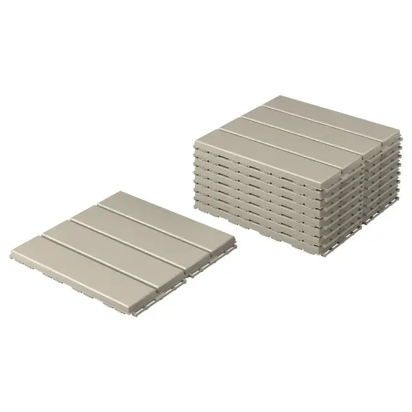 RUNNEN Decking, Outdoor, 9 Sq Feet