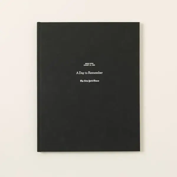 New York Times Custom Day to Remember Book